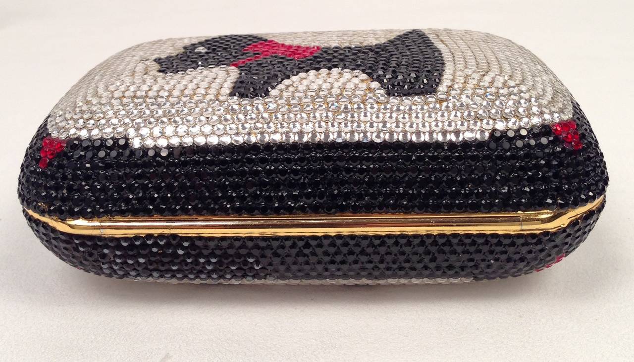Daniella Scotty Crystal Evening Convertible Clutch For Sale 2