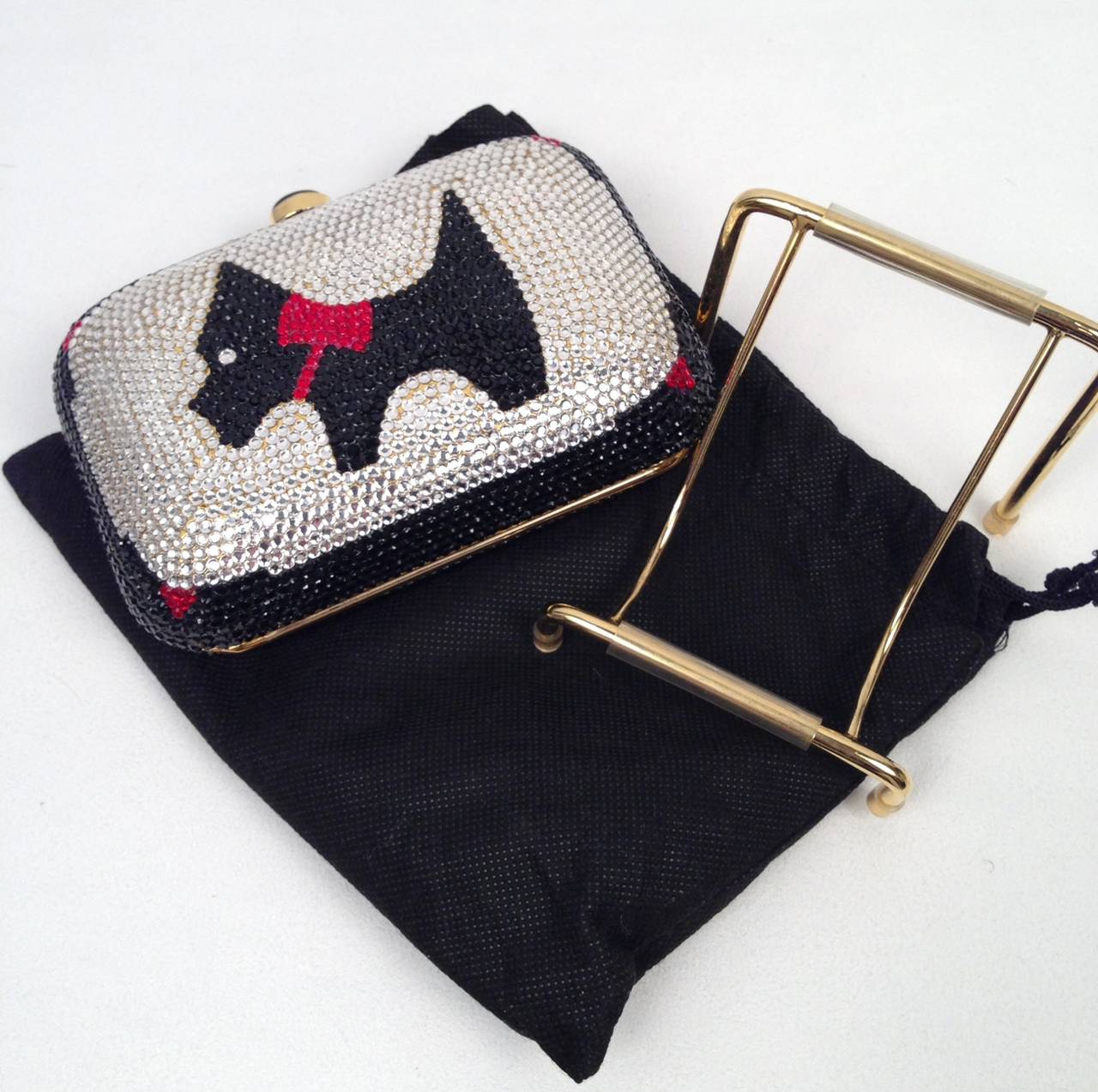 Daniella Scotty Crystal Evening Convertible Clutch In Excellent Condition For Sale In Palm Beach, FL