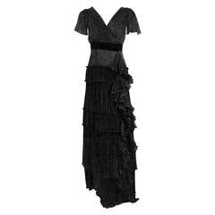 Diane von Furstenburg Wrap Style Gown