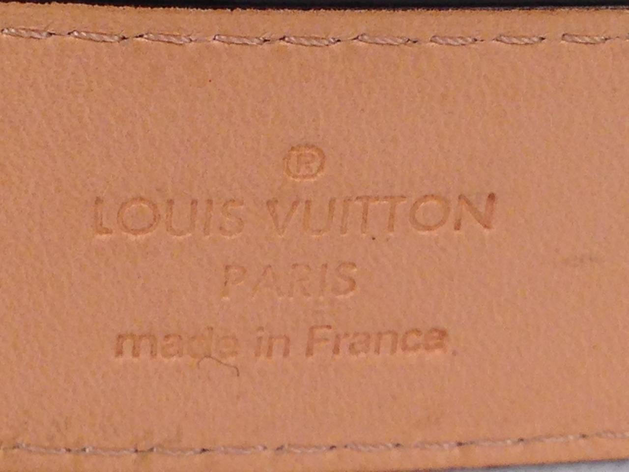 Louis Vuitton Amarante Vernis Monogram Belt