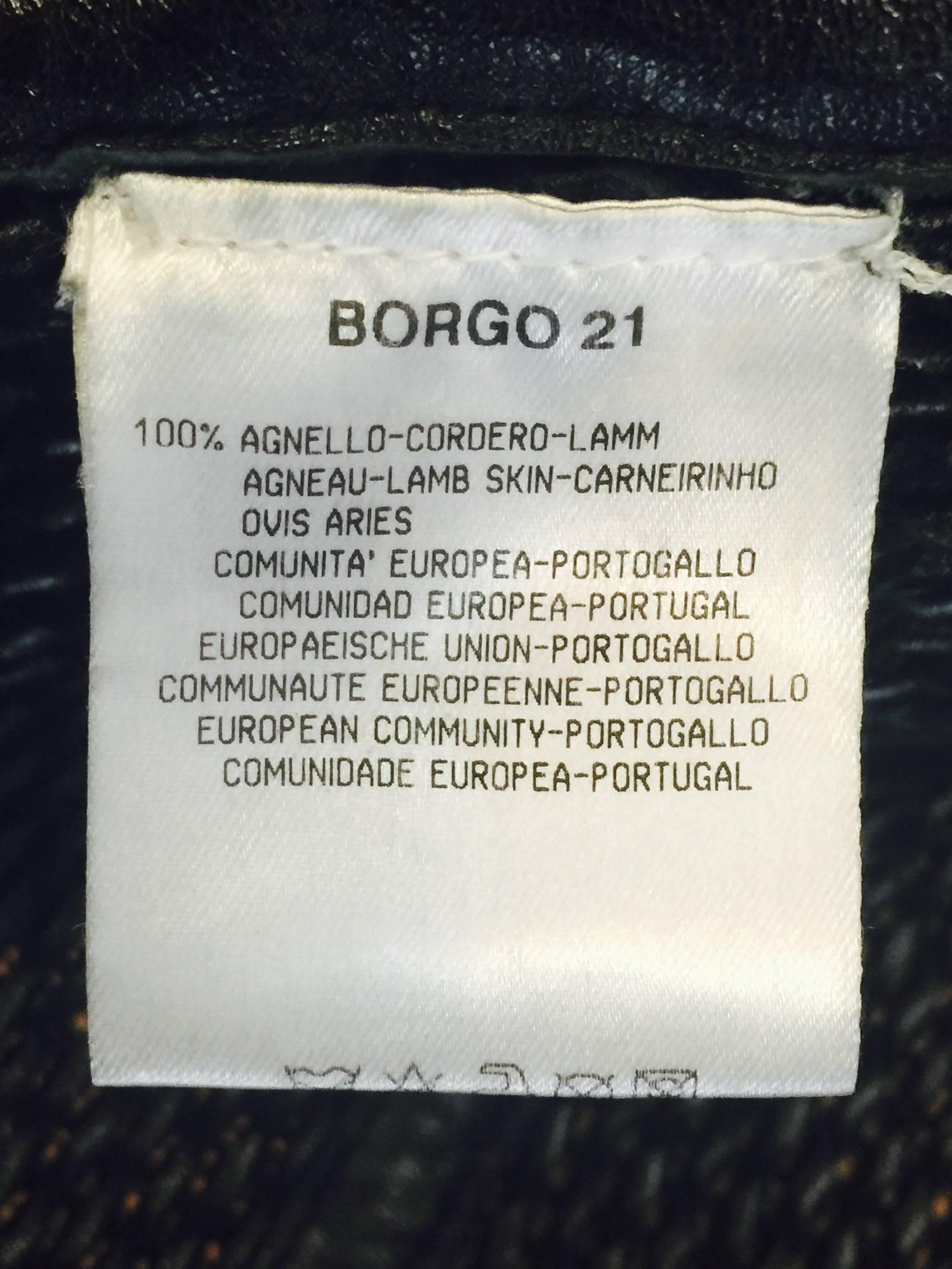 1990s Giorgio Armani Woven Lambskin Cardigan Jacket 3