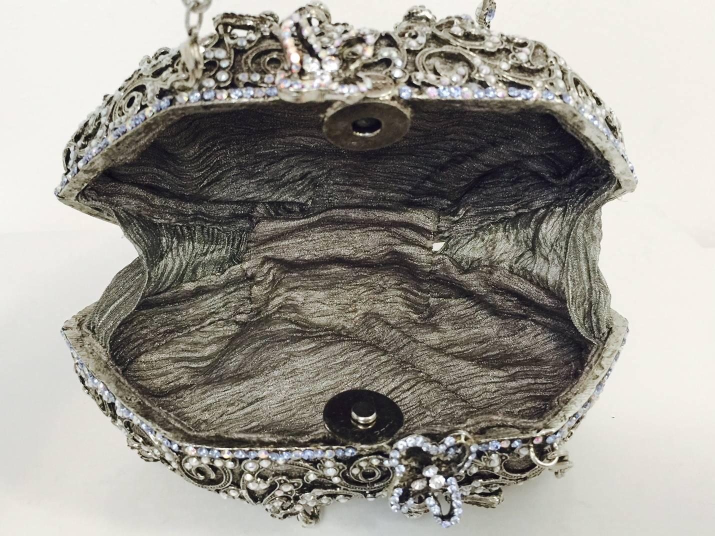 Edidi Aurora Borealis Swarovski Crystal Evening Bag 3