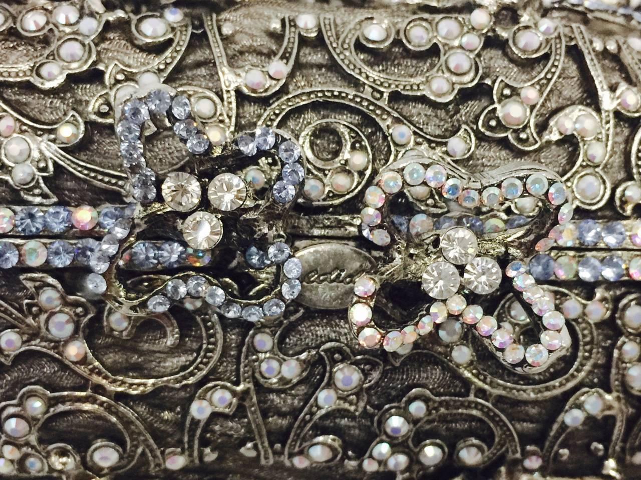Edidi Aurora Borealis Swarovski Crystal Evening Bag 2