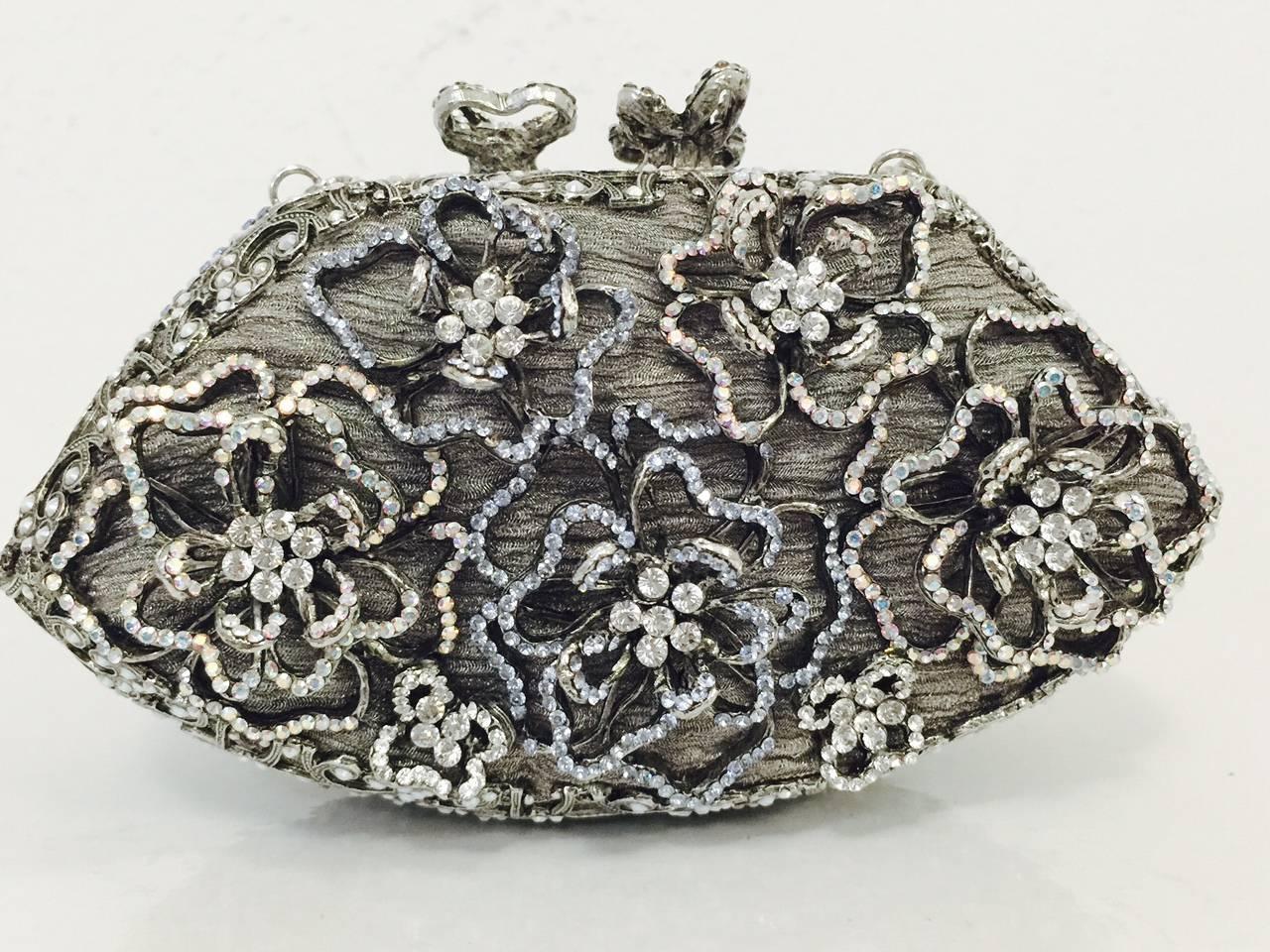 Edidi Aurora Borealis Swarovski Crystal Evening Bag 1
