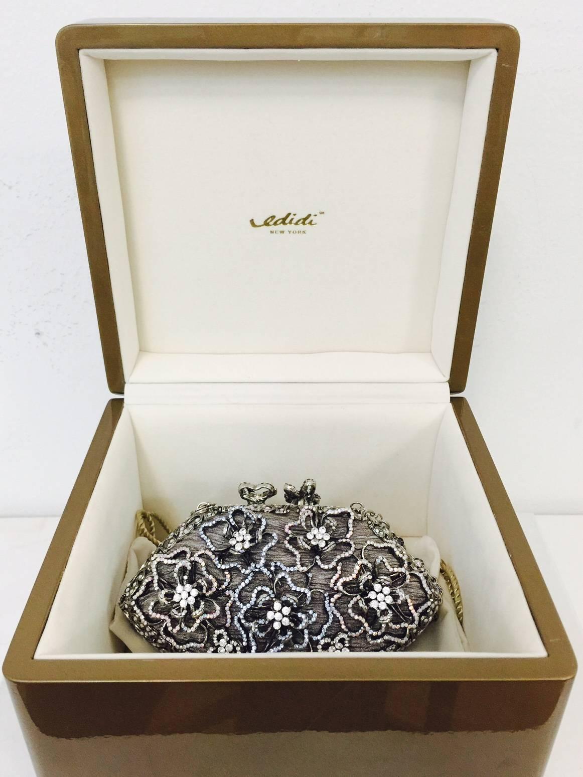 Edidi Aurora Borealis Swarovski Crystal Evening Bag 4