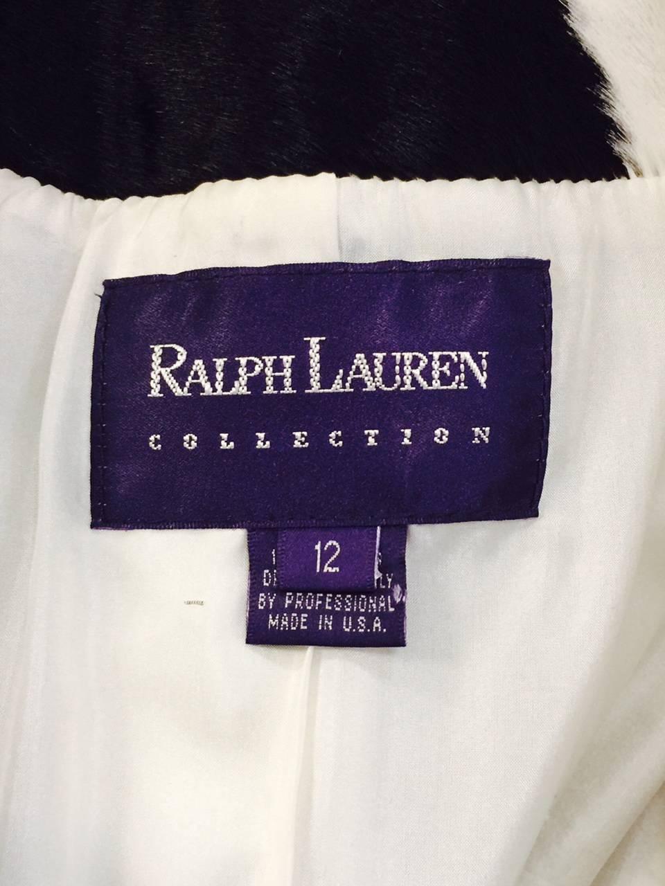 Ralph Lauren Purple Label Collection Ponyskin Jacket  1