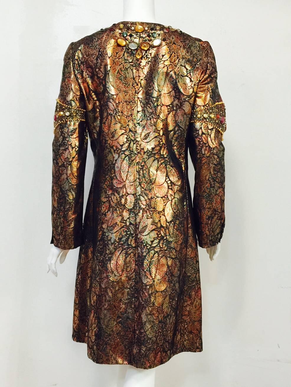 brocade coat dress
