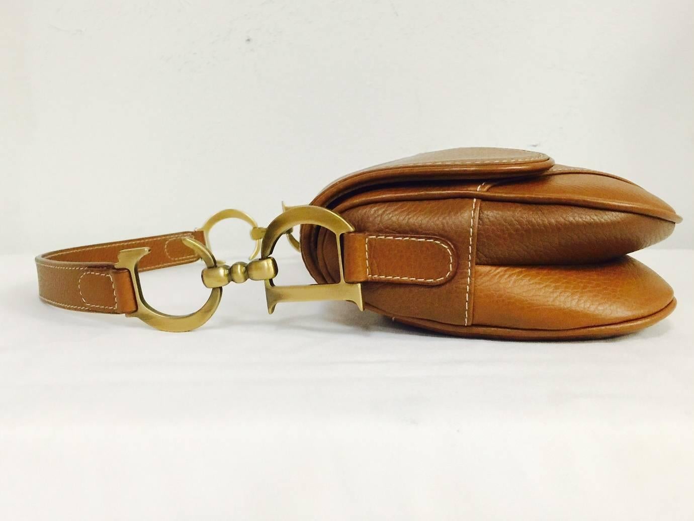 vintage dior double saddle bag