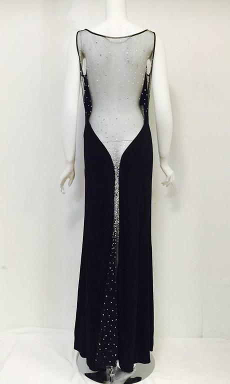 Black Dress with Crystals