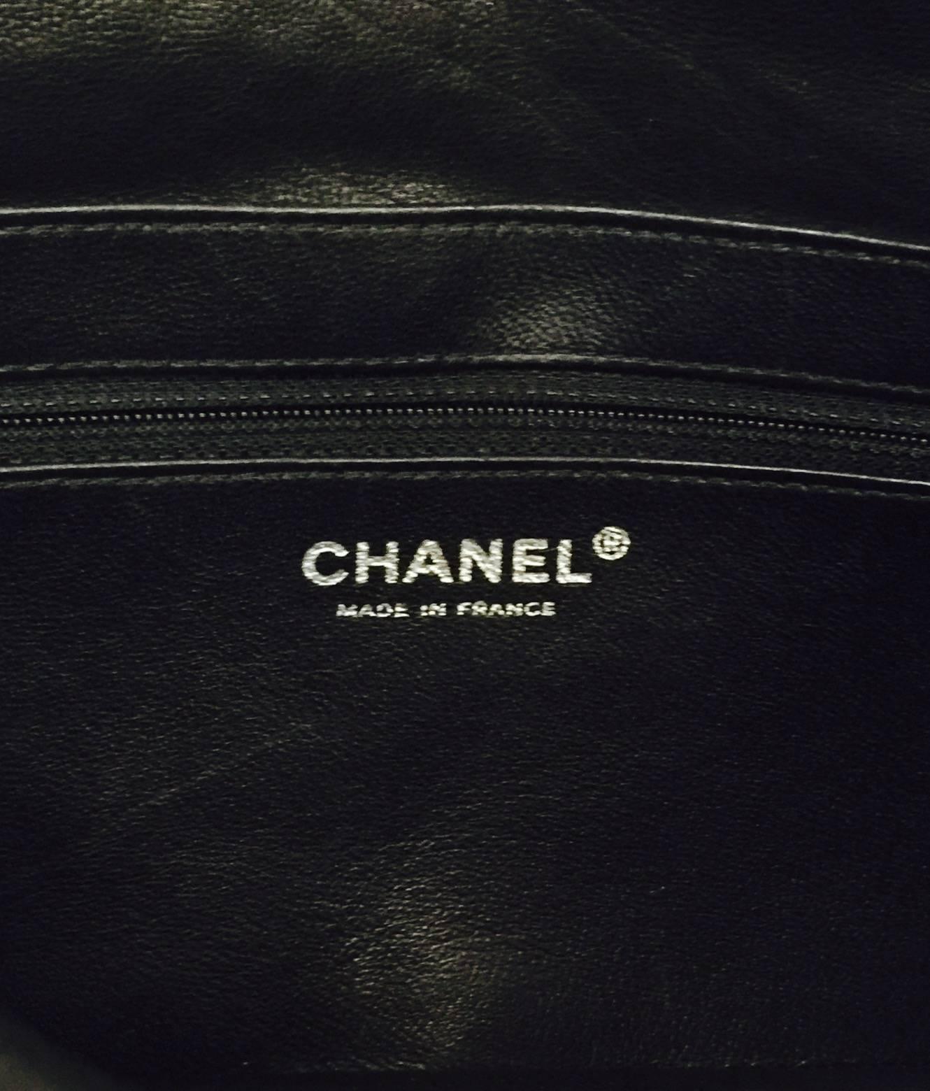 Women's Chanel Single Flap Classic Bag With Rhodium Hardware  