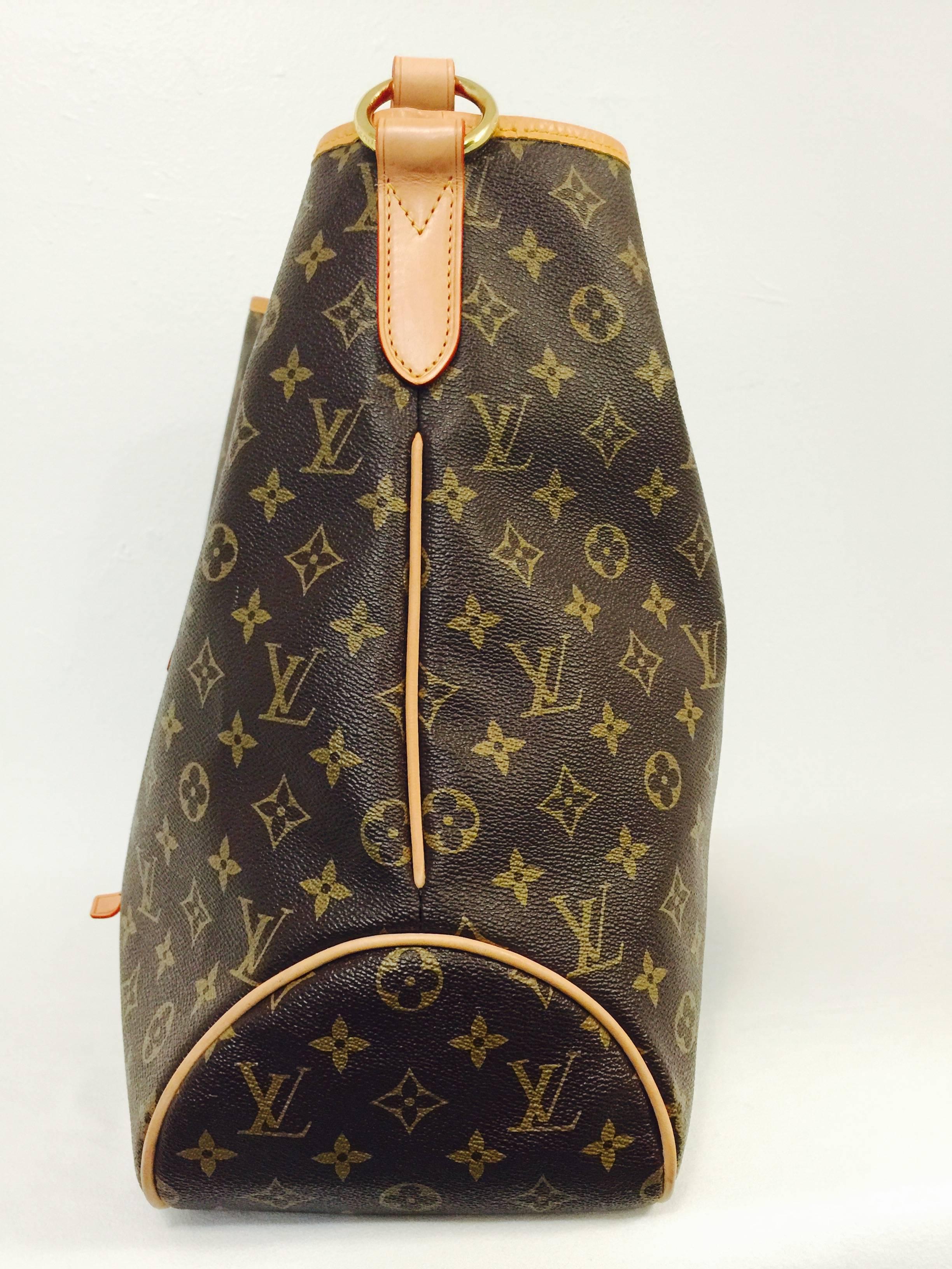 Louis Vuitton Monogram Canvas Delightful GM Shoulder Handbag 1