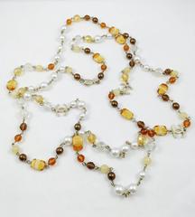 Chanel Gripoix Bead and Faux Pearl Necklace