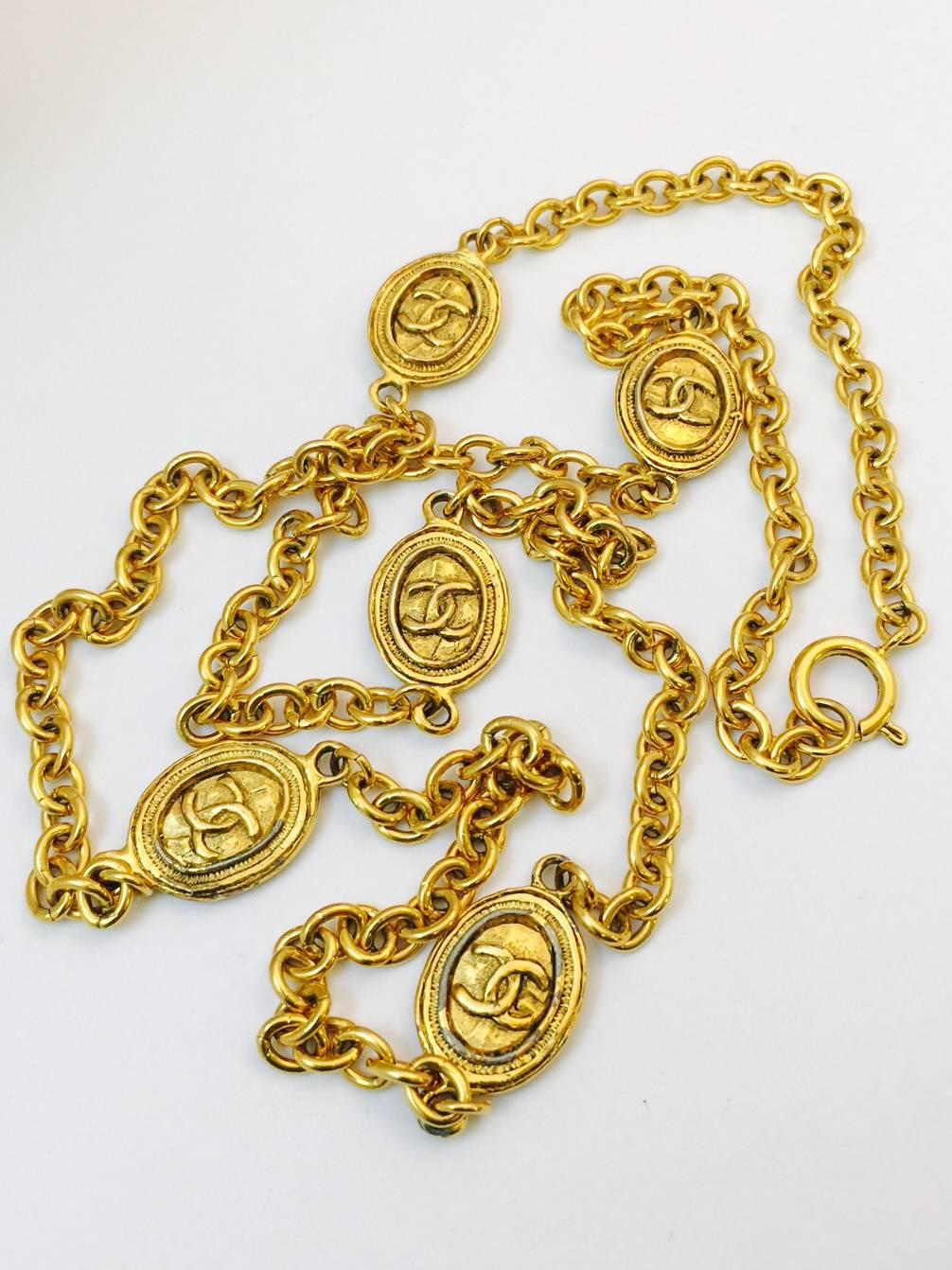 chanel station necklace