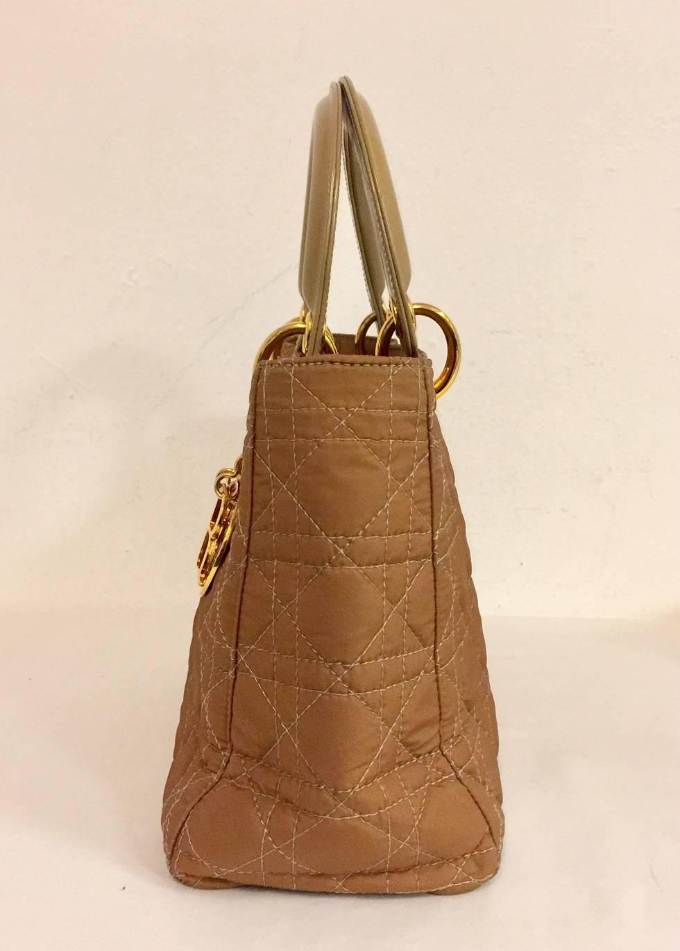 dior camel bag