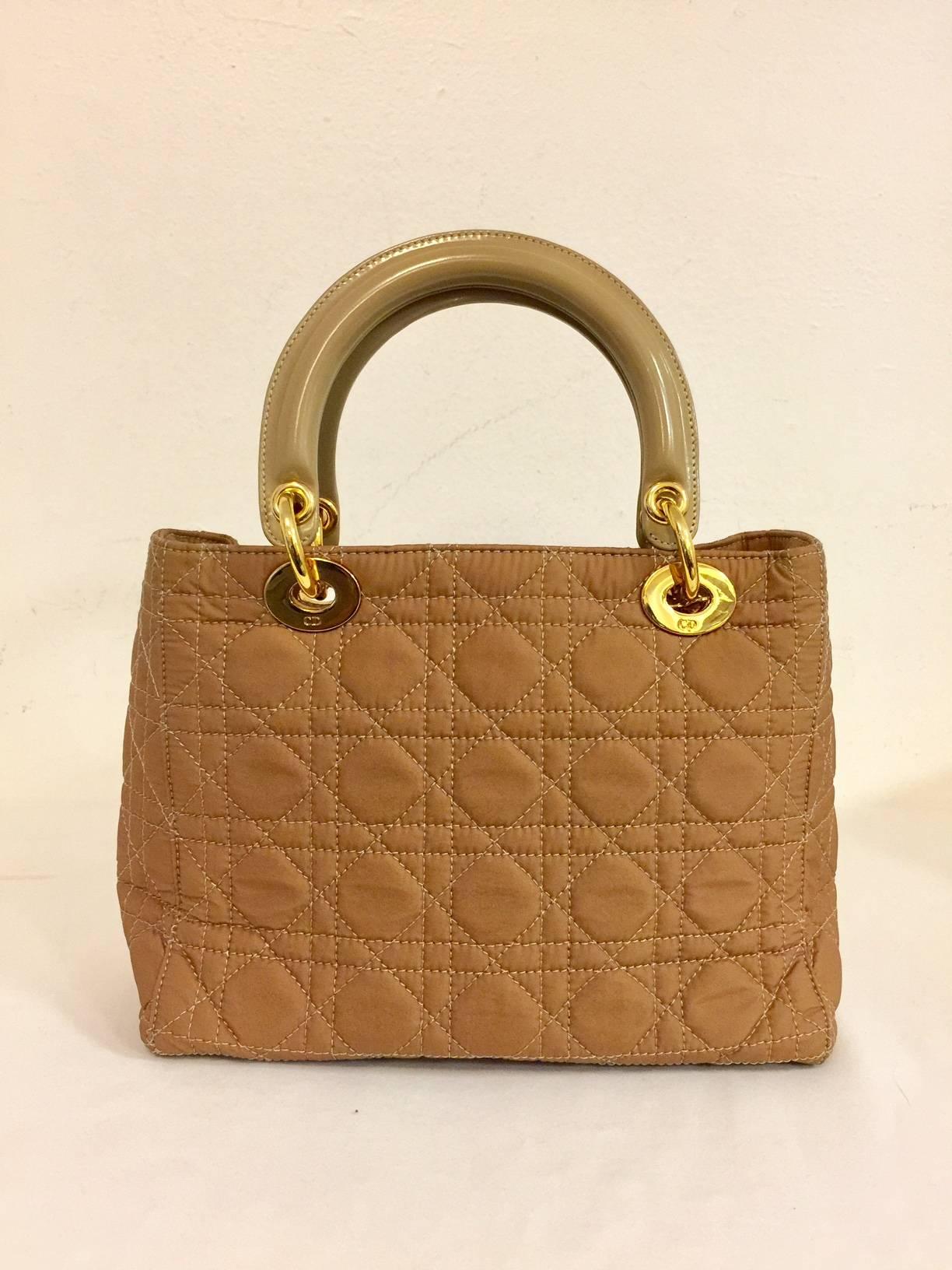 lady dior nylon bag