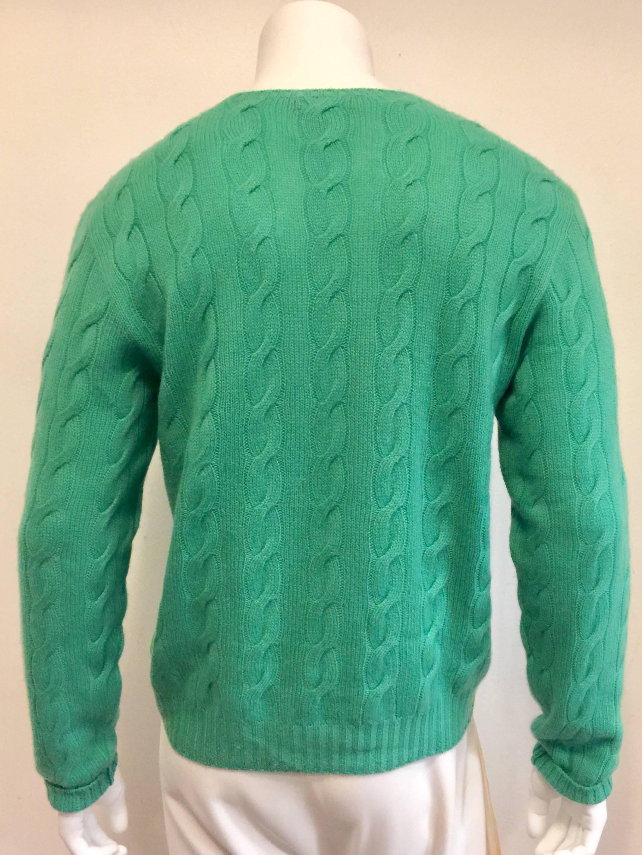 emerald green mens sweater