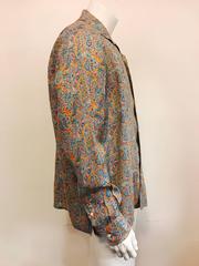 Men's Ralph Lauren Purple Label Linen Paisley Print Shirt