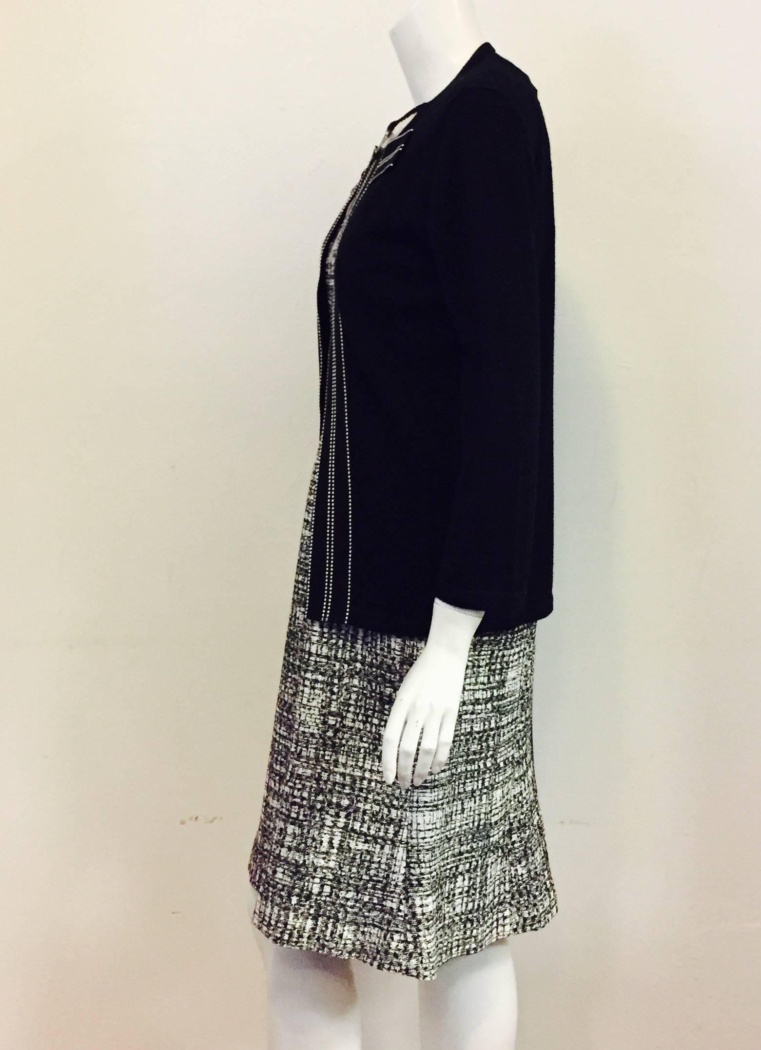 Black Classy Carolina Herrera creates contemporary dress suit For Sale