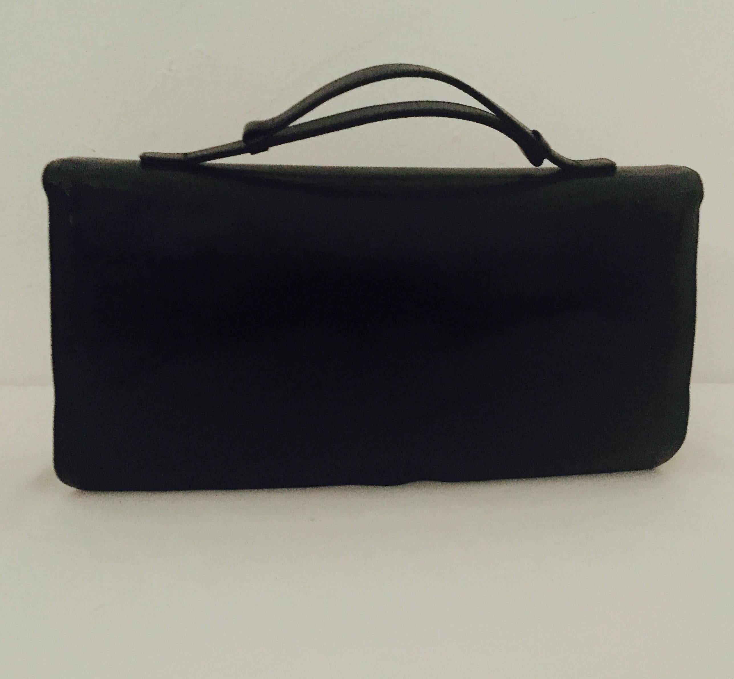 Bottega Veneta Top Handle Leather Handbag For Sale 3