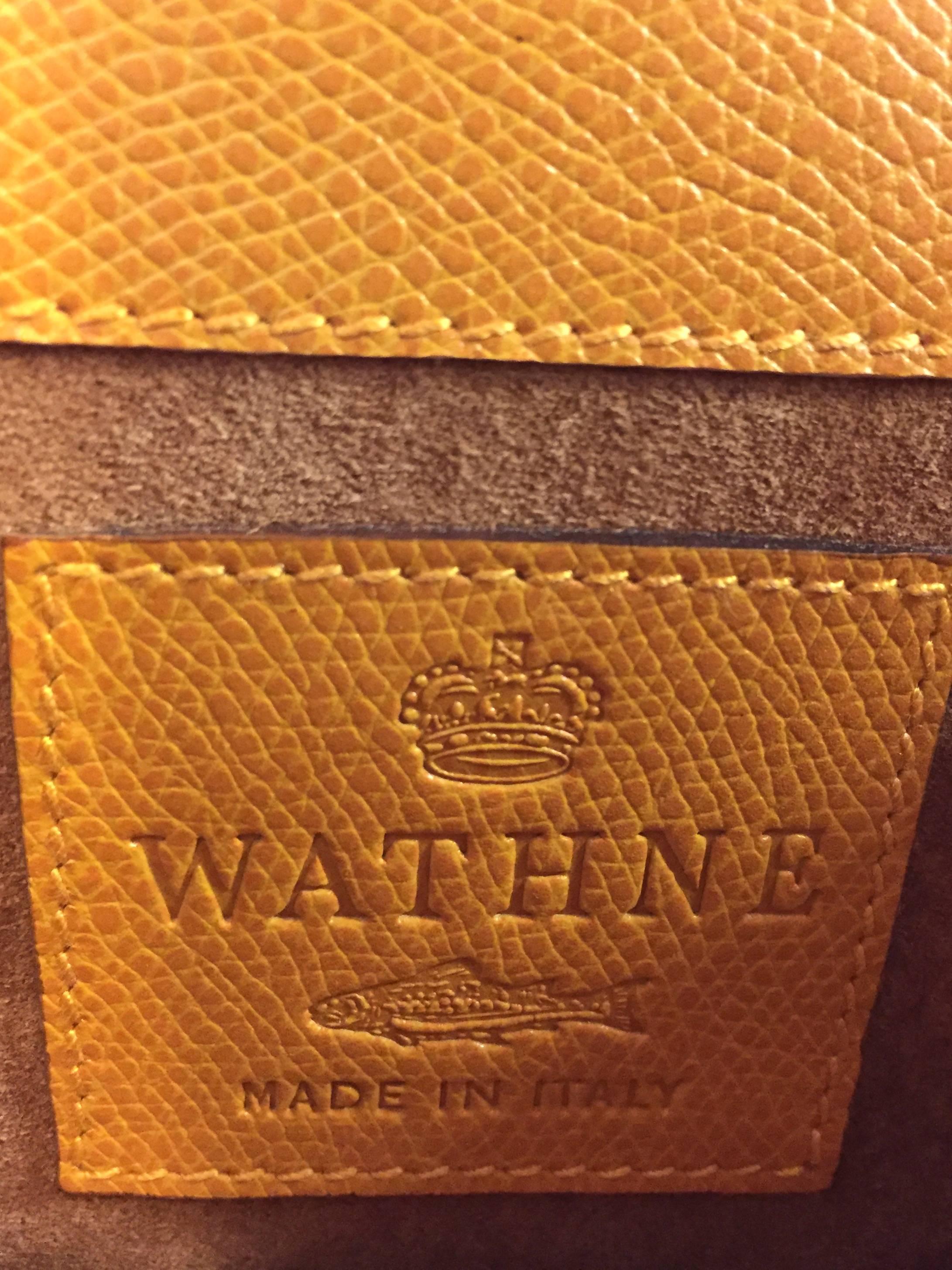Wathne Dijon Textured Leather Structured Crossbody Bag With Top Handle 1