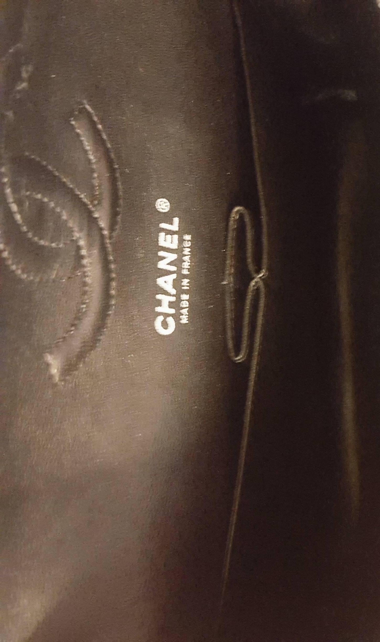 Chanel Garden Charm 2.55 Double Flap White & Black Tweed Shoulder Bag  2