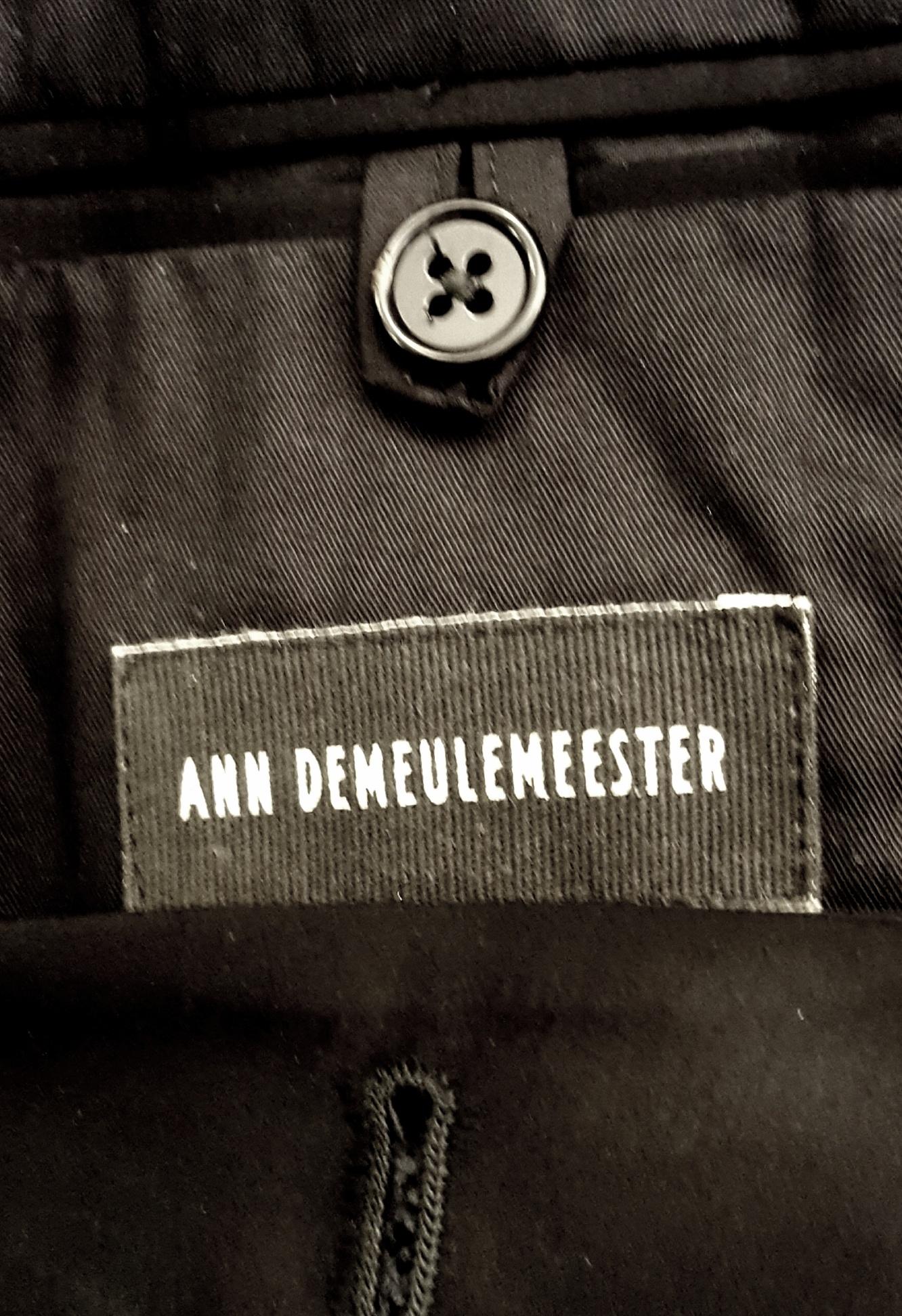 Women's Ann Demeulemeester  Black Velvet  and Satin Jacket Size Medium For Sale
