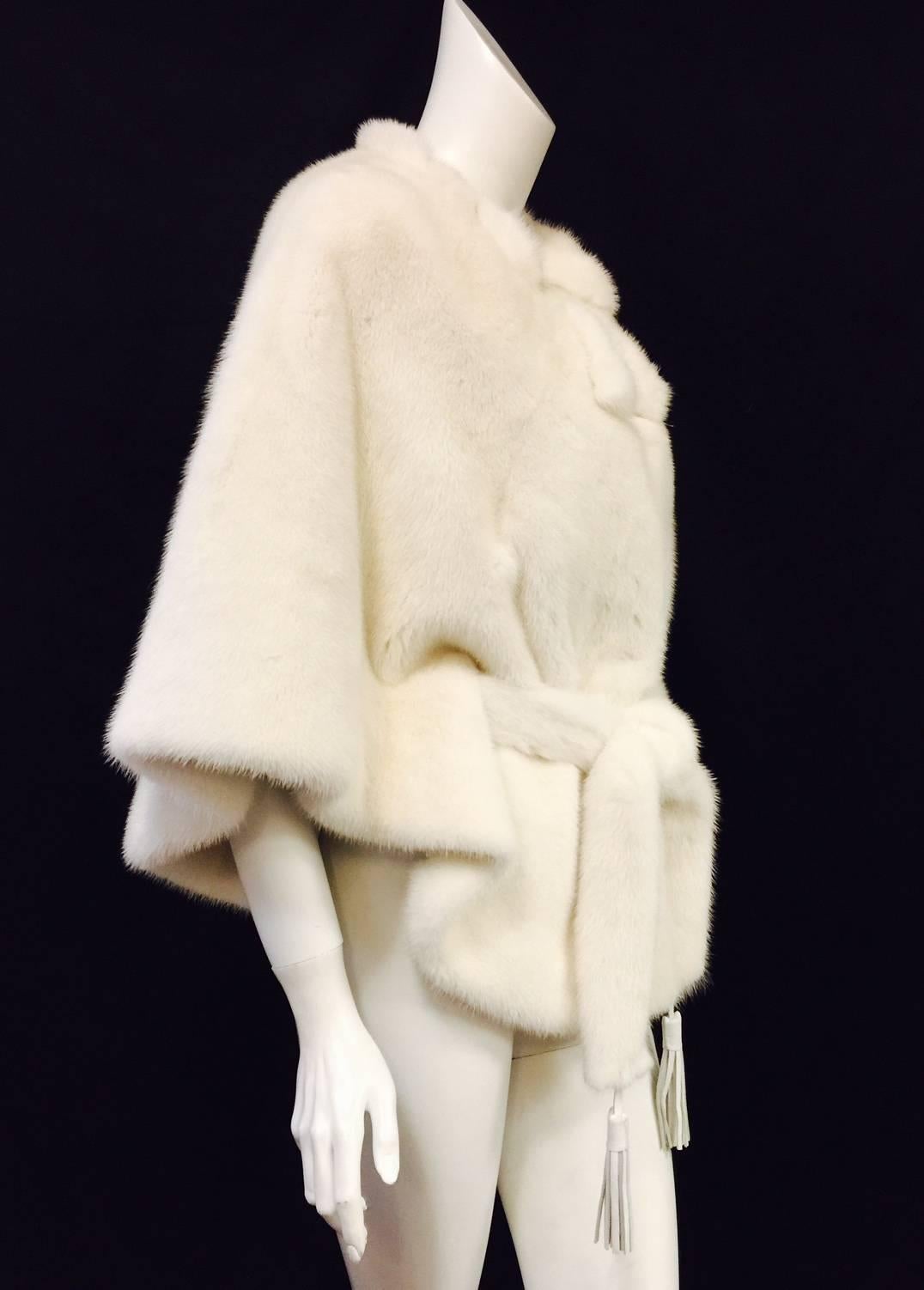 Kopenhagen Mink Cape is the ultimate in luxury.  Crafted from pelts worthy of 