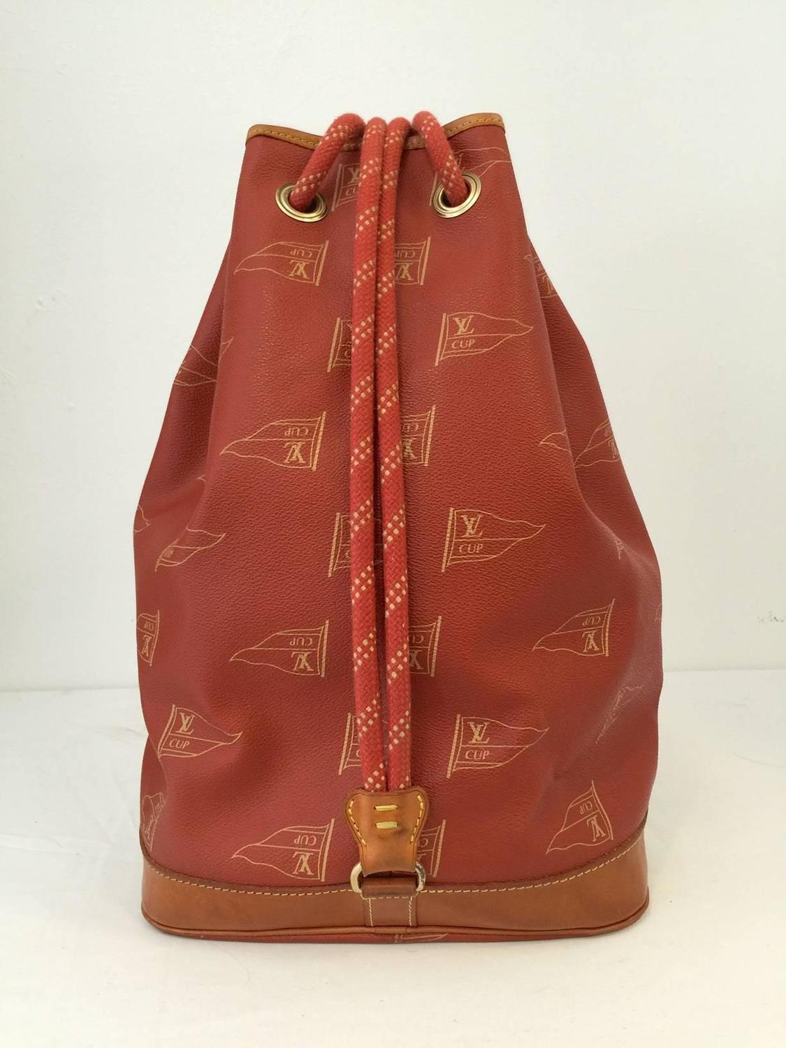 Louis Vuitton Limited Edition America&#39;s Cup Saint Tropez Bucket Bag at 1stdibs