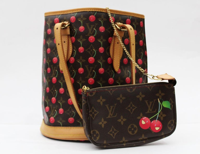 Louis Vuitton Monogram Cerises Cherry Bucket Bag For Sale at 1stdibs