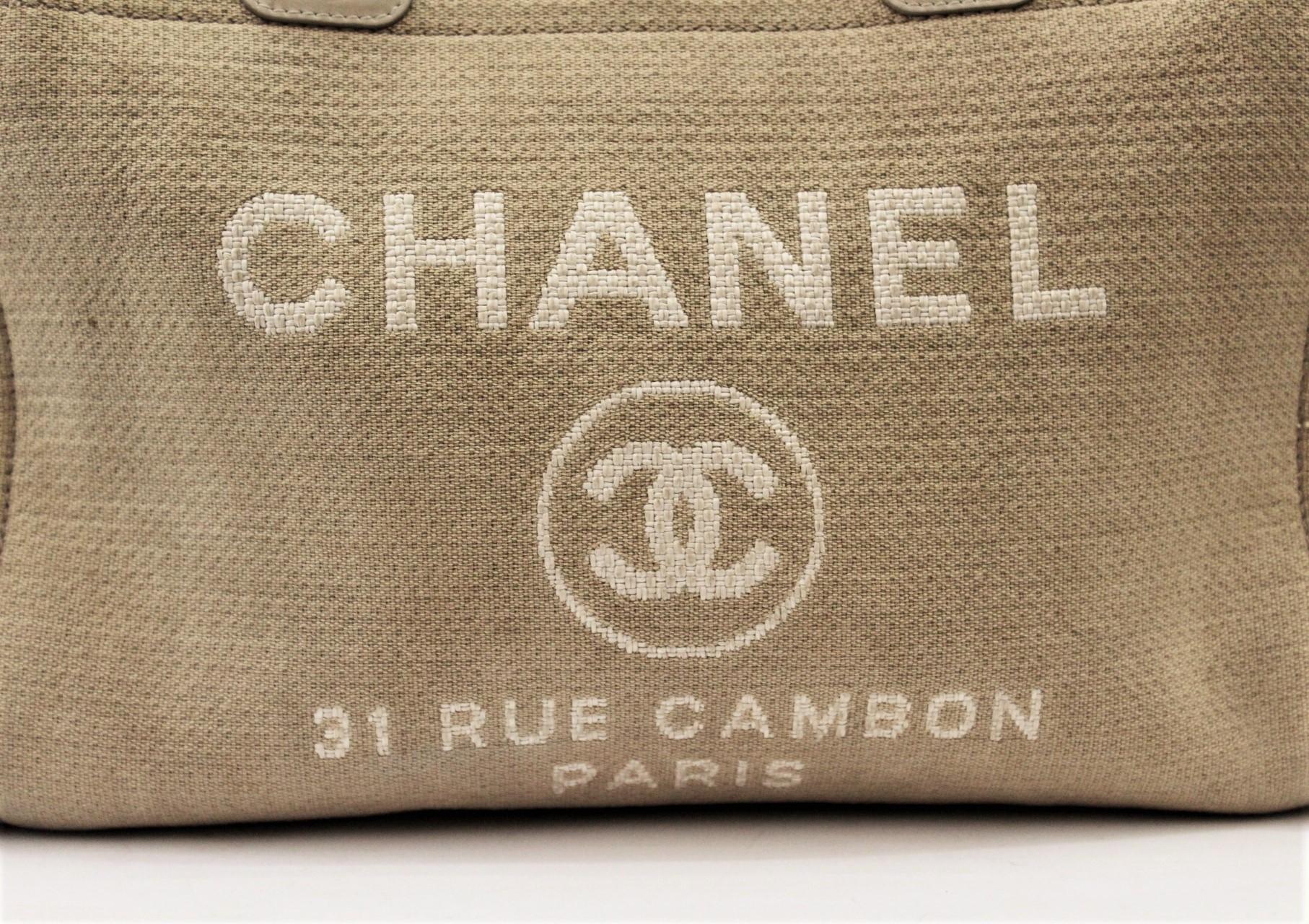 chanel canvas deauville