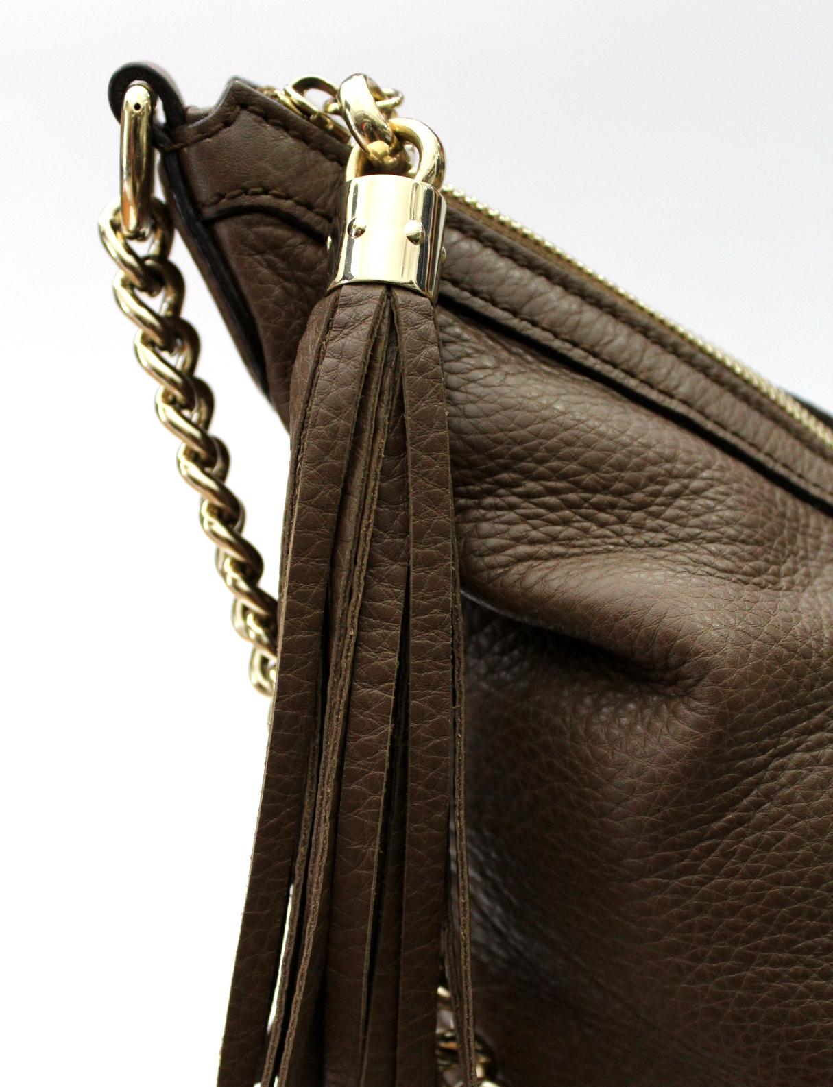 Women's Gucci Soho Leather Shoulder Bag