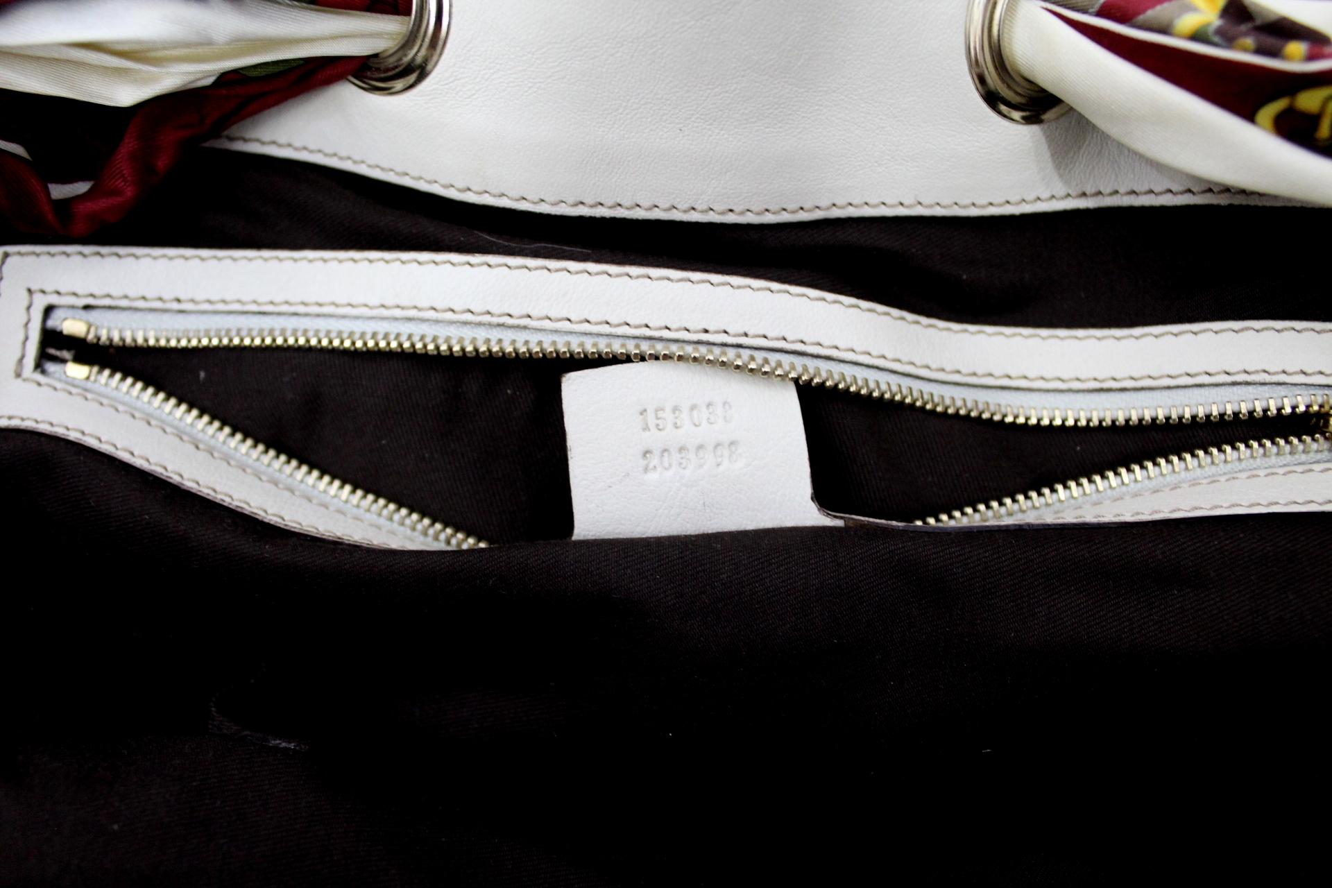 Gucci Beige/White GG Canvas Positano Large Tote Bag 3