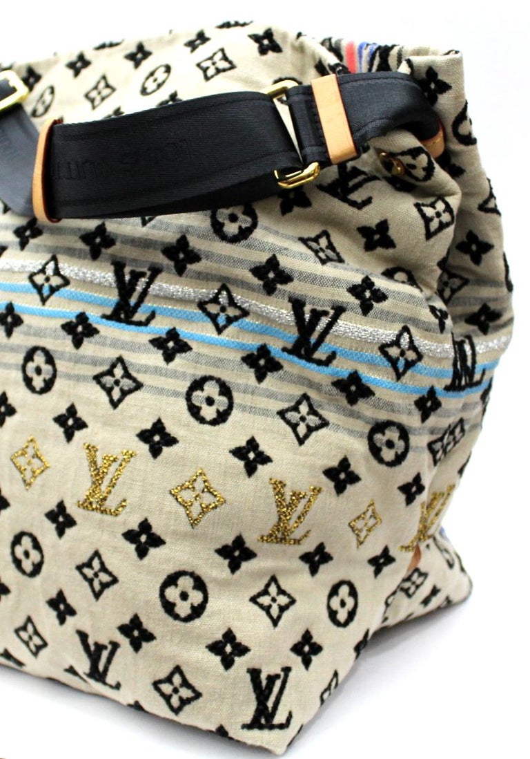Louis Vuitton Cheche Gypsy Handbag Monogram Jacquard Fabric GM at 1stDibs
