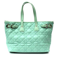 Dior Tiffany Leather Top Handle Bag