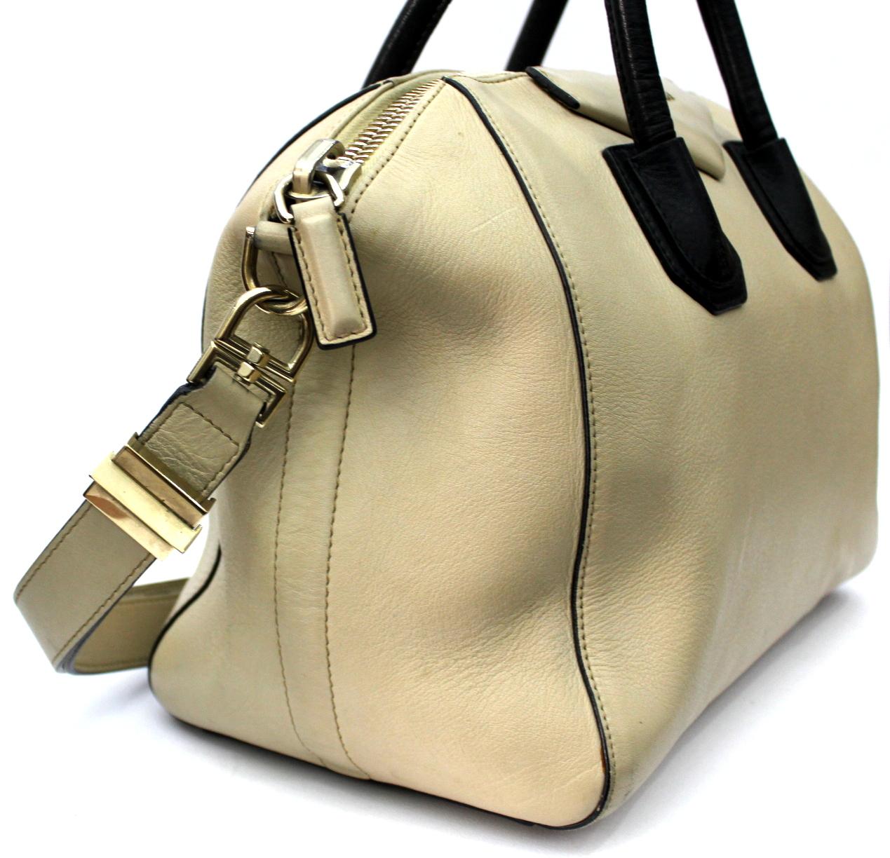Women's Givenchy Medium Antigona Beige Leather Bag
