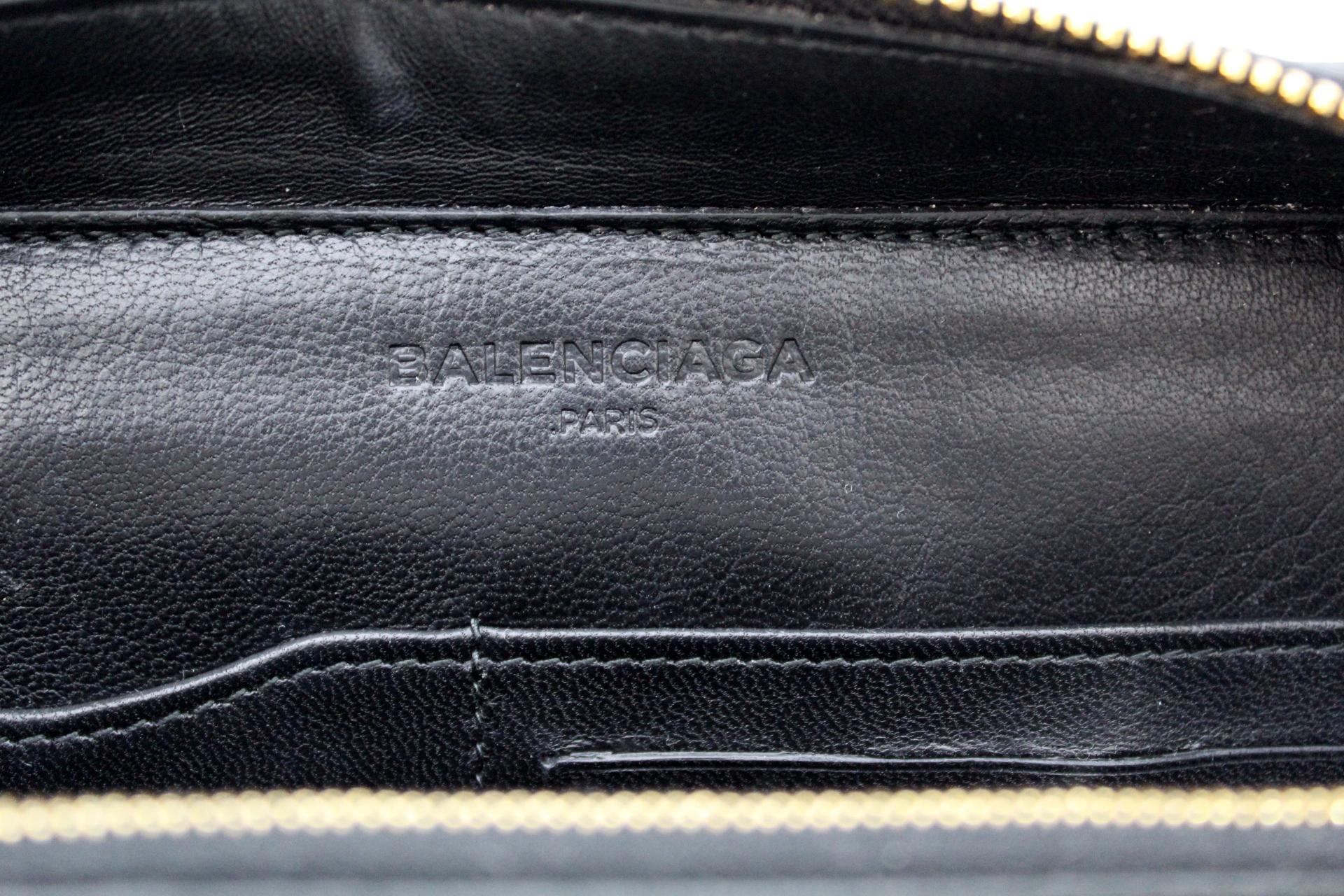 Balenciaga Black Leather Belt Bag  4