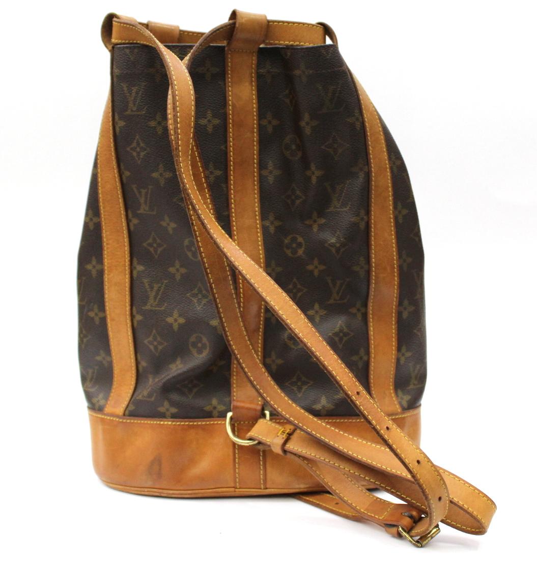 Brown 1990s Louis Vuitton Vintage Randonnee Backpack