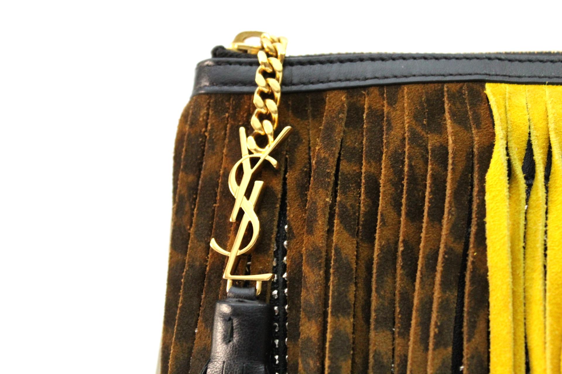 Black Yves Saint Laurent Clutch Bag