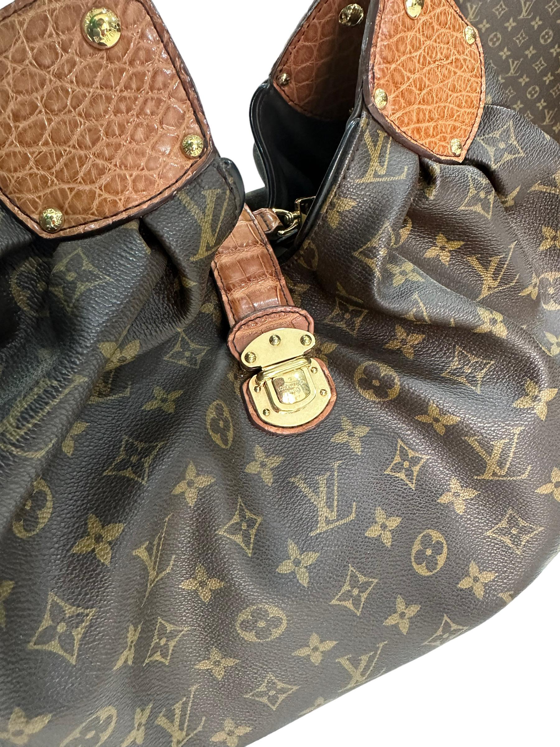 2009 Louis Vuitton Surya Monogram Hobo Bag Leather Limited Edition  3