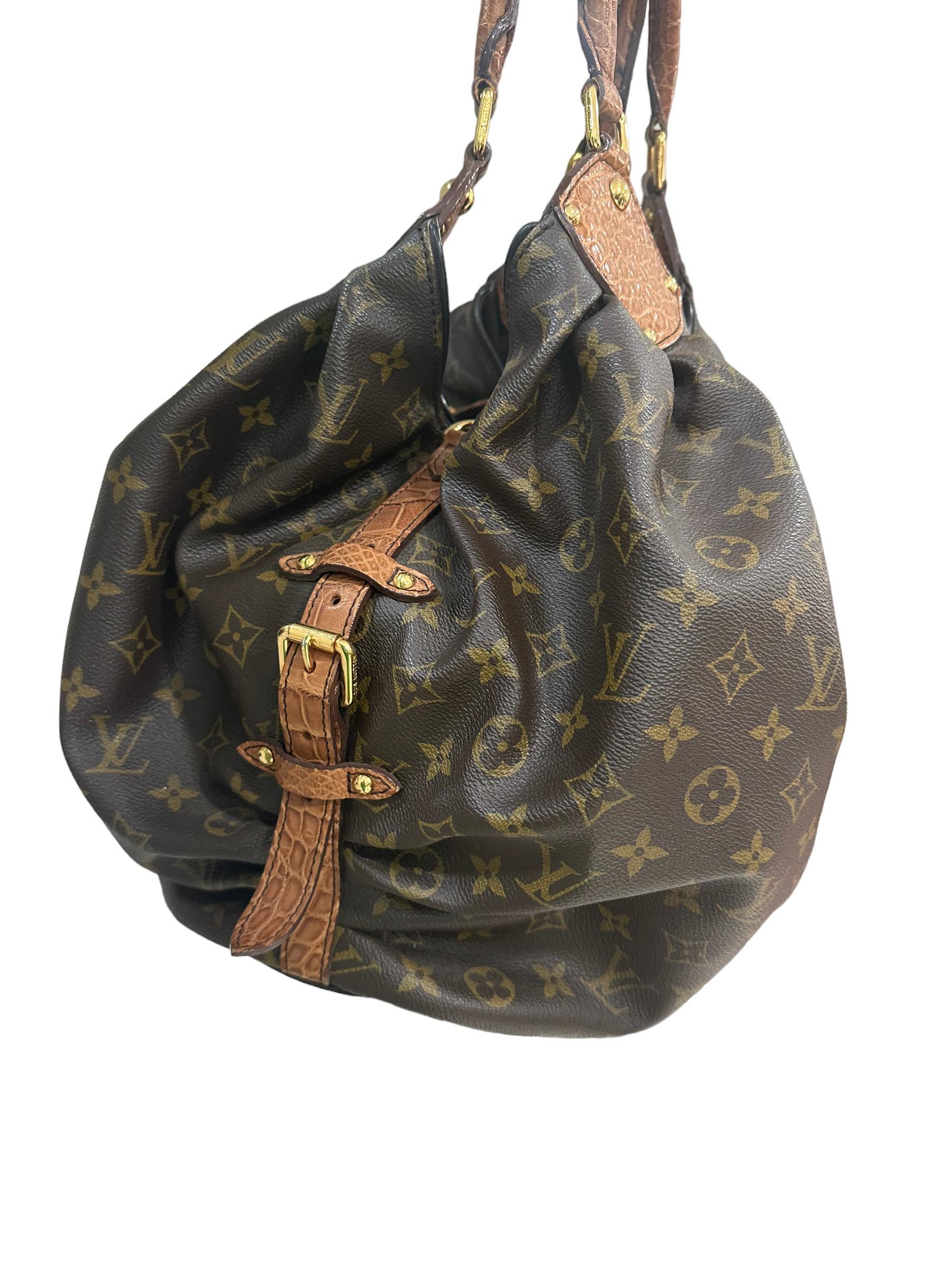 2009 Louis Vuitton Surya Monogram Hobo Bag Leather Limited Edition  4