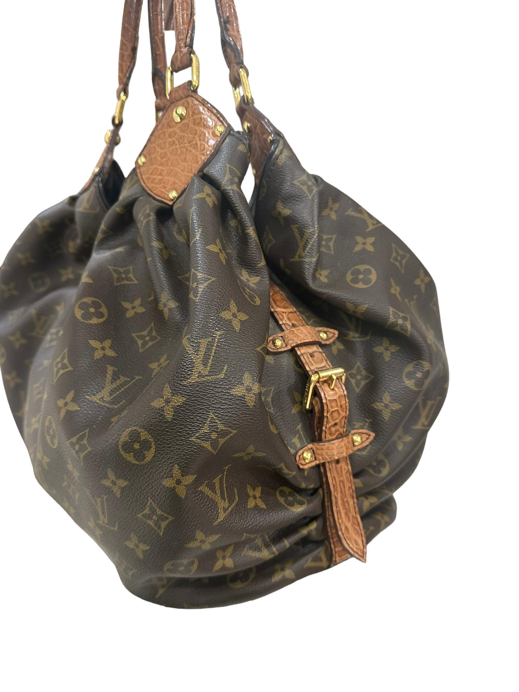 2009 Louis Vuitton Surya Monogram Hobo Bag Leather Limited Edition  5