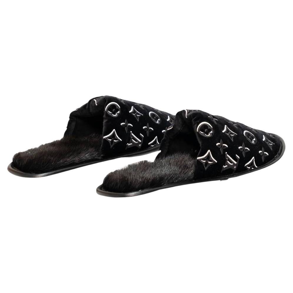 Ciabatta Louis Vuitton Suite Pelliccia Monogram