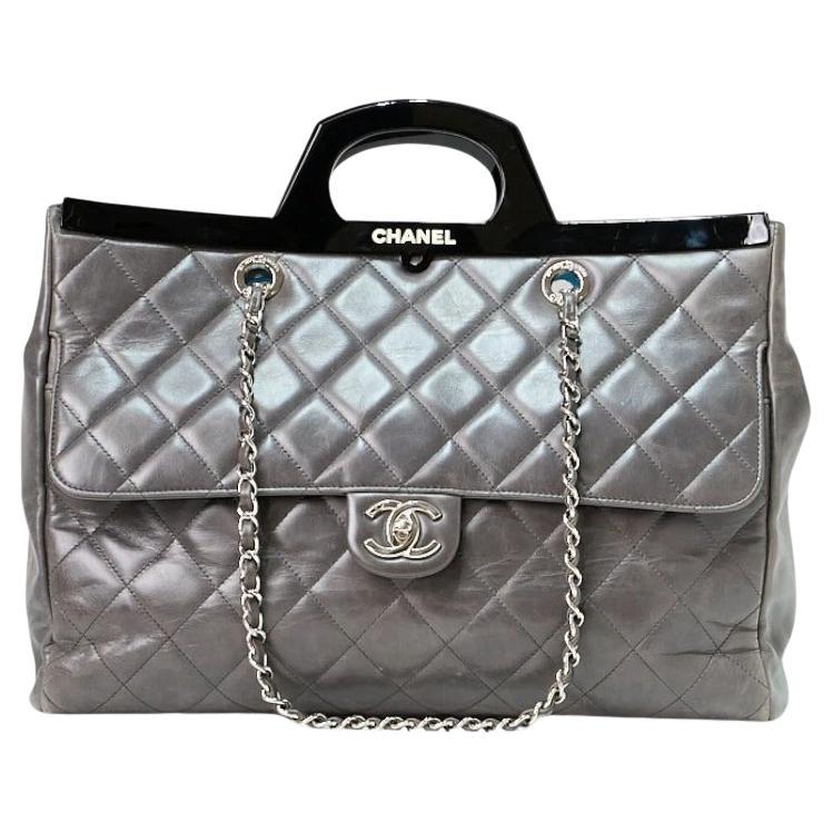 Chanel Delivery Tote Trapuntata Grigia