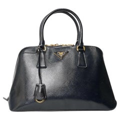 Prada Promenade Tote Medium Saffiano Blu