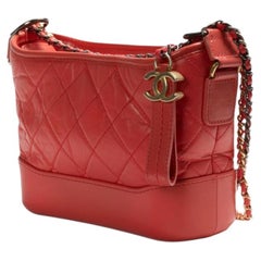 Chanel Gabrielle Mini Quilted Red