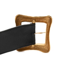 Chanel Vintage-Gürtel „Chain“ in Schwarz