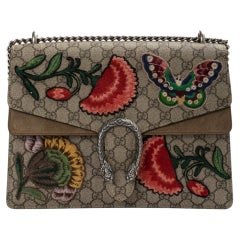 Gucci Dionysus Flowers Large GG Supreme Beige