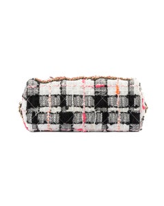 Chanel Bowling Signe Small Black Tweed