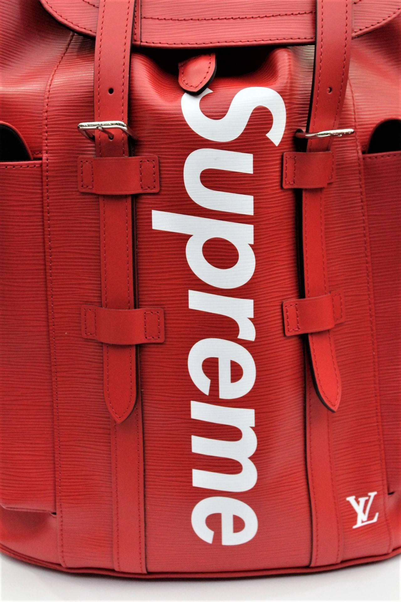 louis vuitton supreme christopher backpack