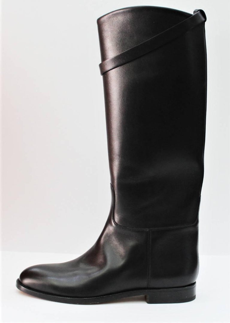 Hermes Black Leather Riding Boots at 1stDibs hermes riding boots
